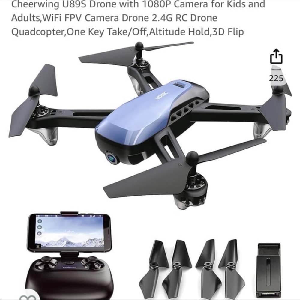 🔥Cheerwing Drone with 1080 camera new in the box, never opened